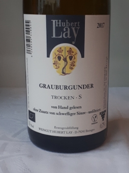 Weingut Hubert Lay, Grauburgunder 2017