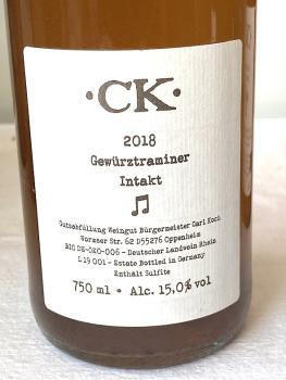 Carl Koch, Gewürztraminer Intakt 2018
