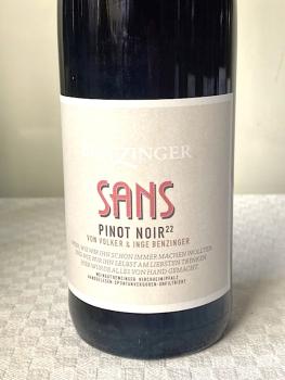 Weingut Benzinger, Sans Pinot Noir 2022