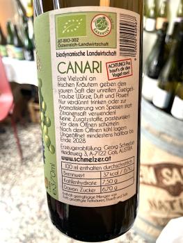 Weingut Schmelzer, Canari Verjus