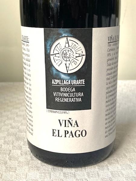 Bodegas Azpillaga Urarte, Vina El Pago tinto 2020