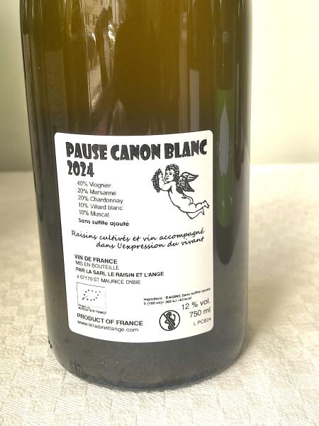 Le raisin et l'ange, Pause canon blanc 2024