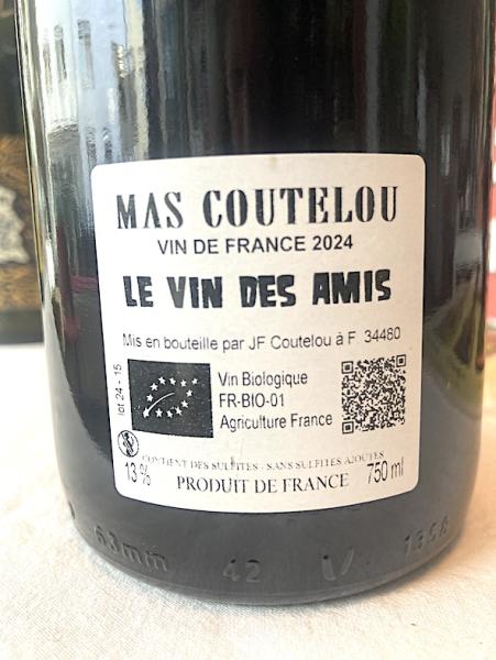 Mas Coutelou, Le Vin des Amis 2024
