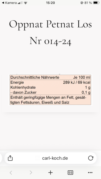 Carl Koch, Opp Nat 2024